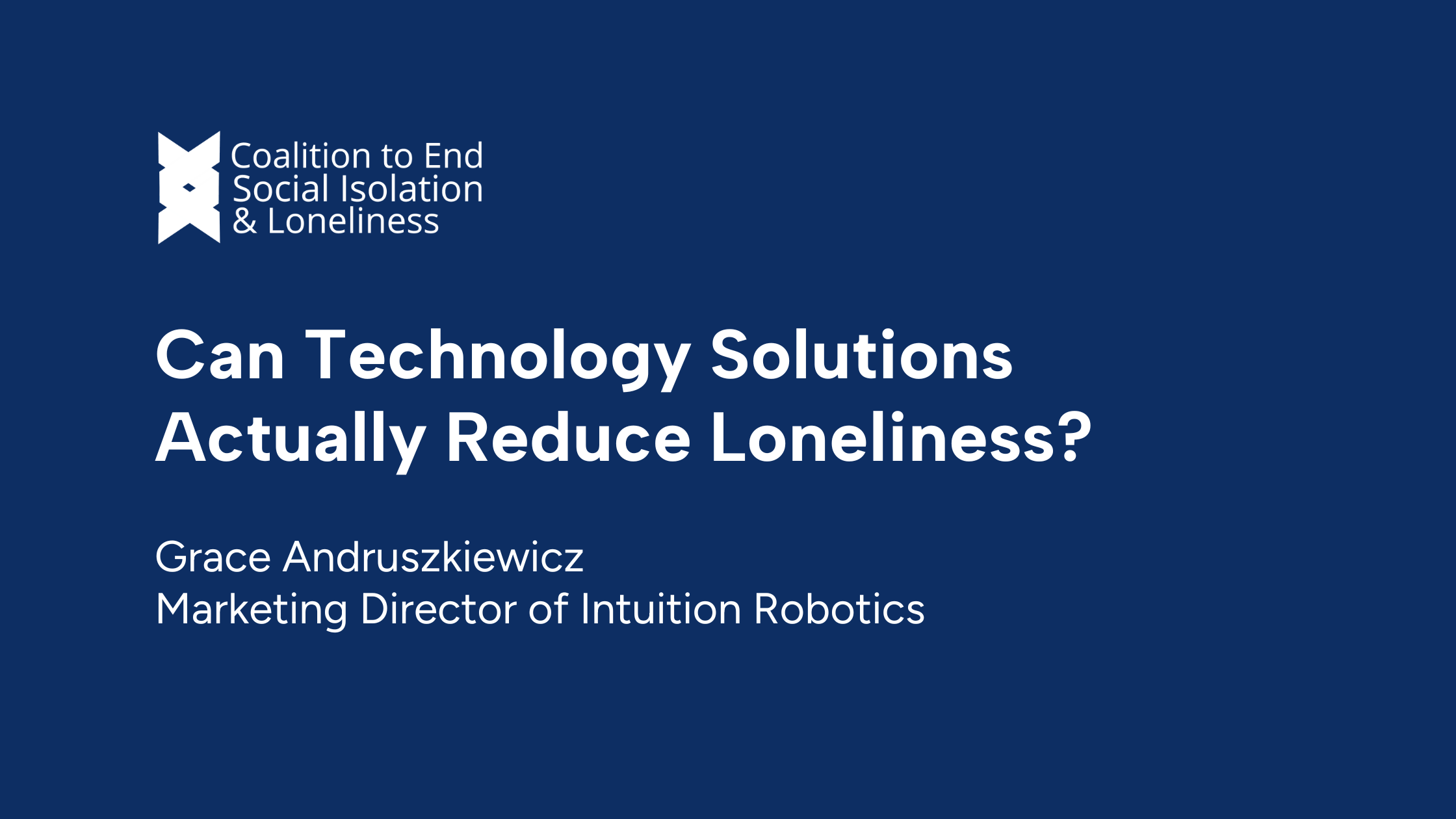 Can Technology Solutions Actually Reduce Loneliness?