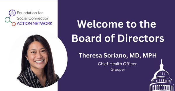 Welcome Dr. Theresa Soriano to the Board of Directors!